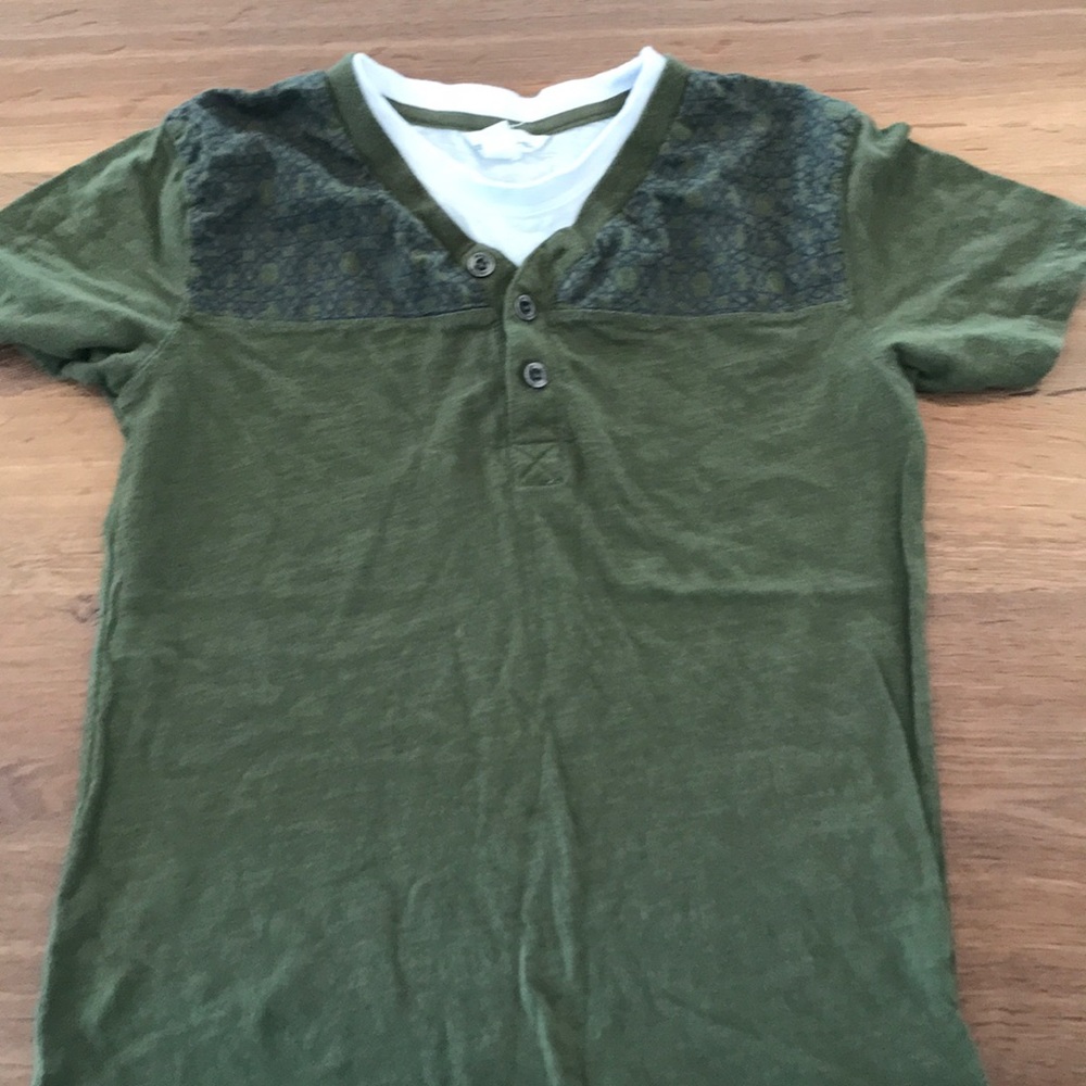 Boys Pumpkin Patch Short Sleeve Henley size 11